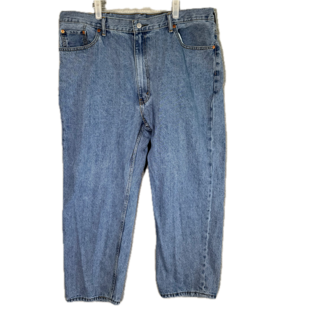 Levi’s 550 Jeans Mens 42x29 Blue Medium Wash Relaxed Fit Tapered Leg Denim